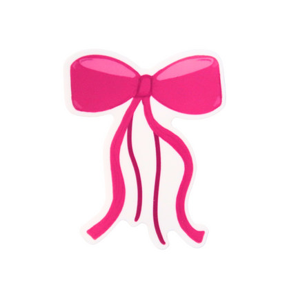 PINK BOW STICKER